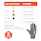 Ergodyne ANSI A7 PU Coated CR Gloves, Gray, Size S, PR 7071 - alternate 4